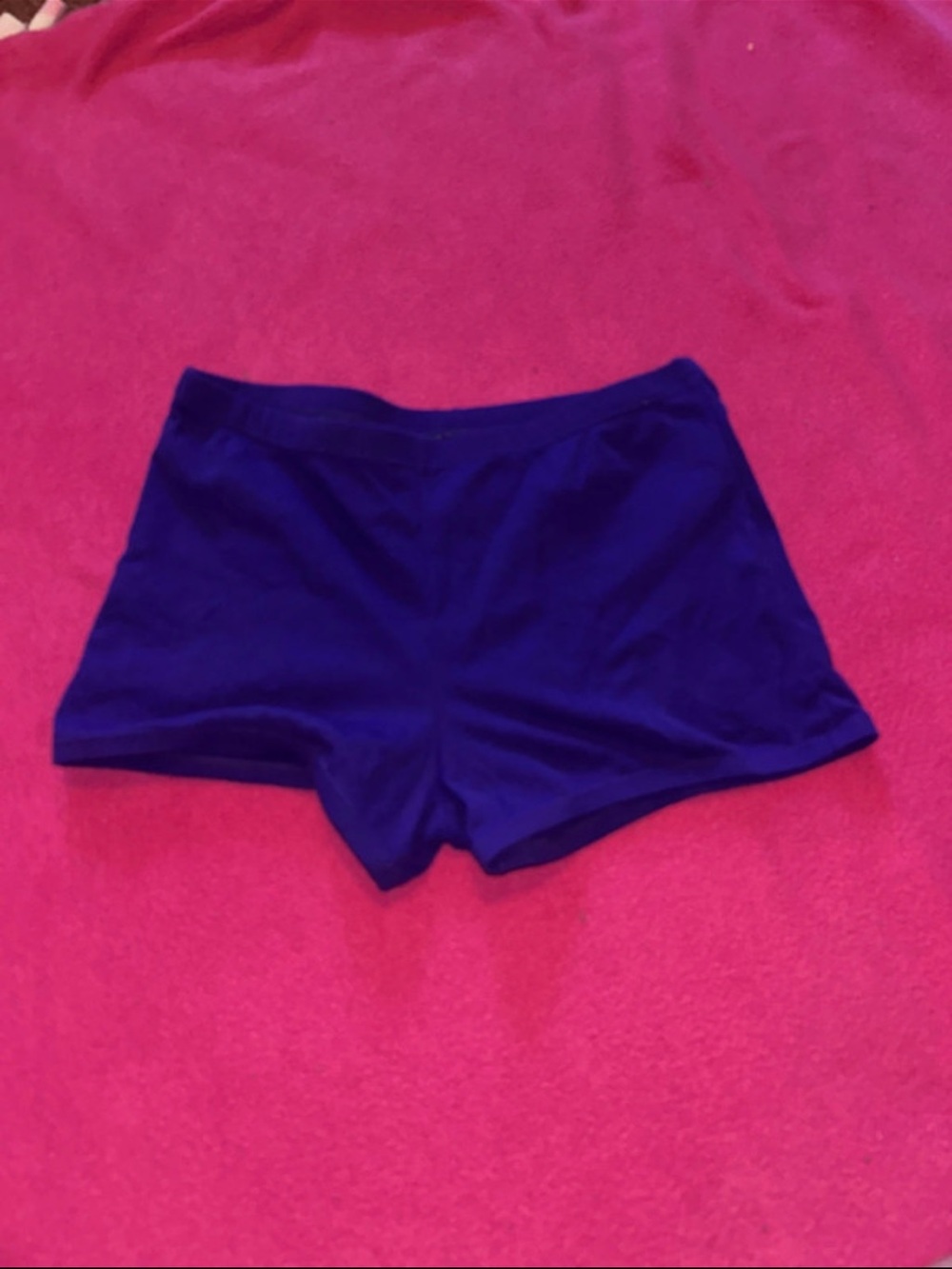 Women's Athletic Boxer Shorts in Deep Blue